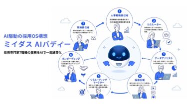 採用専門家7職種の業務をAIで一気通貫化　ミイダス、AI駆動の採用OS構想「ミイダス AIバディー」本格始動