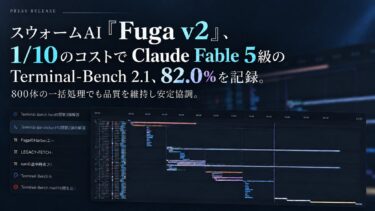 KandaQuantumがFuga v2で800体協調、82.0%を記録